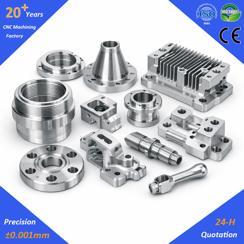 Oem Precision Custom Cnc Milling Turning Machining Service Parts Metal Anodizing Aluminum Brass Machined Components