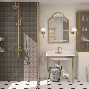 Mosaico de Mármol y Travertino con Efecto 3D Curvo y Cóncavo, Acabado Mate, para Revestimiento de Paredes en Bares de Hotel, Cocinas y Baños - Product Image 6