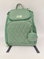Sac à dos décontracté en peluche motif herbe, sac à dos de maternité pour bébé avec détection de mouvement, fermeture éclair, grande capacité pour poussette, extérieur et shopping