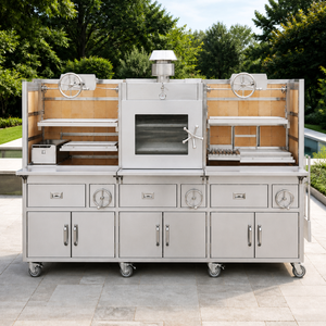 <span class=keywords><strong>Parrilla</strong></span> Argentina Profesional de Acero Inoxidable de 3 Metros, <span class=keywords><strong>Parrilla</strong></span> Comercial <span class=keywords><strong>Uruguaya</strong></span>, Horno Asador, <span class=keywords><strong>Parrilla</strong></span> de Carbón para Restaurantes - Product Image 1