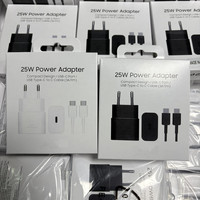 Ensemble de chargeur super rapide Usb c d'origine EP-T2510 25W avec câble de type c pour Samsung Galaxy S25 S24 S23 S22 Ultra