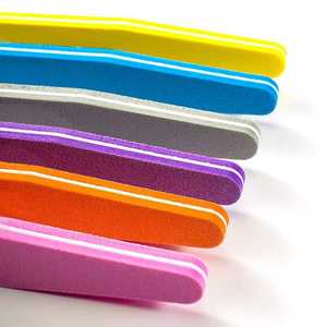 Toptan 100/180 Eva sünger tırnak tamponu özel sünger tırnak törpüsü baskılı özel etiket zımpara tampon - Product Image 6