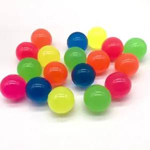 Hot sale items Colorful Bright Solid 27mm 32mm 45mm Bouncy Ball Various Design High Rubber Bouncing Ball bolas de juguete