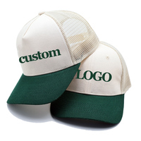 Casquettes de camionneur en coton personnalisées avec votre propre logo, vente en gros pour les fabricants, casquette de camionneur brodée de haute qualité