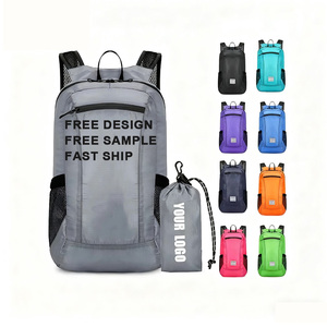 Custom Logo General <b>Backpack</b> Lightweight Water Resistant Polyester <b>Backpack</b> for Men <b>Women</b> Foldable Camping <b>Travel</b> Outdoor - Product Image 1