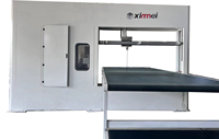Machine de découpe CNC multi-angles pour la mise en forme d'éponges, découpeuse de contour de mousse PU programmée par ordinateur pour inserts d'emballage