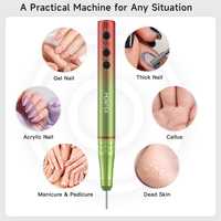 Machine à ongles électrique sans fil HOWYEA, faible bruit, kit de polissage et de ponçage pour gel acrylique, pour techniciennes en ongles et usage domestique.