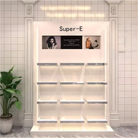 Présentoir de maquillage magasin de détail étagères de design d'intérieur salon de beauté magasin de cosmétiques vernis à ongles parfum présentoirs étagères support