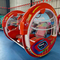 Manèges de parc d'attractions Happy Le Ba Car Games, Manèges de voitures rotatives à 360 degrés, Manèges de voitures roulantes, Fourniture d'usine