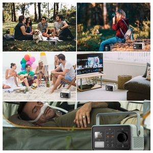 Hot Sale <b>200W</b> Lithium Ion Portable <b>Solar</b> Generator Small Outdoor Power Bank Station MPPT Controller Home Use Car Cheap Price - Product Image 5