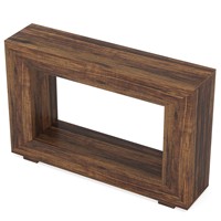 Console solide de style américain pour salon, couloir, table d'appoint longue, table murale, table d'exposition, rangement de livres