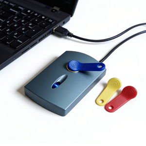 Lector de Llaves USB de Escritorio y Portátil <span class=keywords><strong>Ibutton</strong></span> Dallas para Tarjetas DS1990A-F5 TM - Product Image 1
