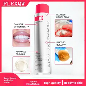 Bain de bouche au menthol sans alcool, menthe fraîche, détachant, 8 fl oz, formule blanchissante pour cibler les dépôts et les accumulations - Product Image 2