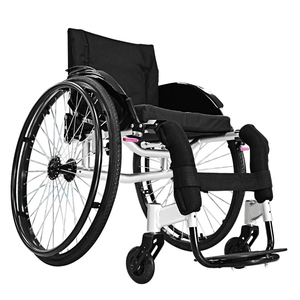 Sillas de ruedas con marco de silla de aluminio deportivo <span class=keywords><strong>Manual</strong></span> ligero a precio barato a la venta - Product Image 4