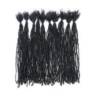 Extensions de micro-locks Originea Full Ends Boho Locs faites à la main, 100 % cheveux humains, style Sisterlocks, extensions de dreadlocks