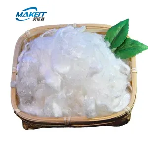 Makeit pet bottles recycle polyester staple fiber making machine