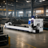 Machine de découpe laser à fibre pour tuyaux 3000W, découpeuse laser CNC avec rail de guidage HIWIN et optimisation IA pour le traitement des tubes métalliques ronds/carrés