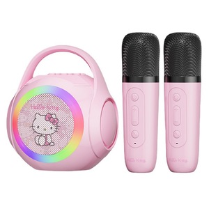 Set de Micrófono y Altavoz Portátil Kuromi Mini con Luz LED para Niños y Adultos, Ideal para Cantar en Fiestas - Product Image 4