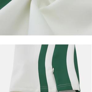 รับผลิตเสื้อผ้า OEM ขายส่ง กางเกงจ็อกเกอร์ผู้ชายแบบมีซิปที่ข้อเท้า กางเกงแทรคพิมพ์ลาย - Product Image 6