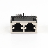 Adaptateur de connecteur RJ45, 2 ports, 16 broches, câble réseau Ethernet LAN, connecteur femelle RJ59, adaptateur de connecteur séparateur