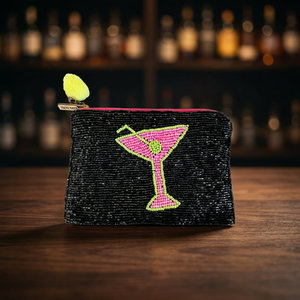 Porte-monnaie Preppy, Portefeuille d'été, Petite pochette zippée, Sac perlé, Sac bandoulière - Product Image 4