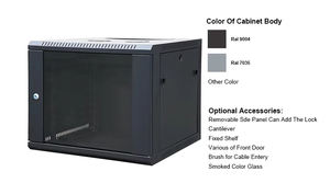 Gabinete de Red para Centro de Datos Pequeño, Rack para Servidor de 4u 6u 9u 12u 15u, Tamaño Personalizado, Montaje en Pared - Product Image 2