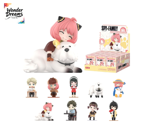POP MART Spy Family Daily Life Series Blind Box Figures Jouets de collection Décorations pour <span class=keywords><strong>la</strong></span> maison Cadeaux d'anniversaire et de fêtes pour filles - Product Image 1