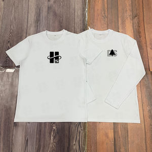 Camisetas de Algodón Peinado para Hombre, Manga Larga, Cuello Redondo, Ajuste Delgado, Transpirables, 200GSM, Lisas, con Estampado Personalizado y Serigrafía en Relieve, Venta al por Mayor - Product Image 6