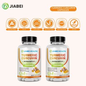 Kapsul Kunyit Curcumin Dewasa Kustom Pabrik OEM/ODM Ekstrak Herbal Mempromosikan Respon Inflamasi yang Sehat - Product Image 2