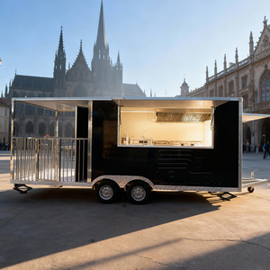 Chariot de nourriture mobile commercial, <span class=keywords><strong>remorque</strong></span> à hamburgers, <span class=keywords><strong>remorque</strong></span> à kebab, tricycle à poulet frit, camion de nourriture à <span class=keywords><strong>moto</strong></span> avec cuisine complète - Product Image 1