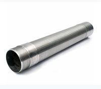Écran de filtre en fil d'acier inoxydable Johnson Water Well Screen Pipe Drill Boîtier et écran en acier inoxydable