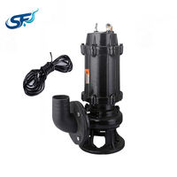 Pompe submersible pour eaux usées SS316, 7 m³/h, hauteur de refoulement 18 m, 1,1 kW, joint mécanique, pour contrôle des inondations en sous-sol, CE