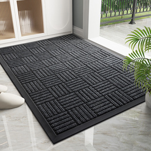 Alfombrilla grande de lujo para puerta interior/exterior, alfombra exterior resistente para entrada, Patio, garaje, alfombrilla antipolvo, lavable - Product Image 2