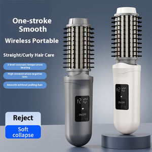 Peigne chauffant <span class=keywords><strong>sans</strong></span> <span class=keywords><strong>fil</strong></span> rechargeable, ions négatifs, peigne lissant portable, type-C, <span class=keywords><strong>sans</strong></span> <span class=keywords><strong>fil</strong></span>, mini <span class=keywords><strong>brosse</strong></span> lissante pour cheveux - Product Image 3