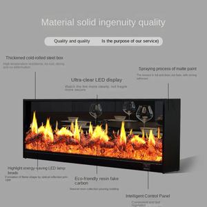 Chimenea Eléctrica Independiente LED Royal Slim <span class=keywords><strong>para</strong></span> Interiores, con Calor Ajustable y Diseño Seguro, <span class=keywords><strong>para</strong></span> <span class=keywords><strong>Sala</strong></span> de Estar o Casa de Vacaciones - Product Image 4