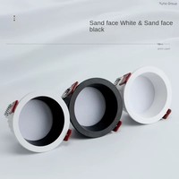 Plafonnier LED moderne en aluminium, haute luminosité, bord étroit, anti-éblouissement profond, IP65, projecteur, intensité variable, commande tactile, garantie 3 ans