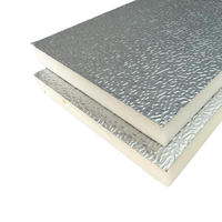 Panneau de conduit pré-isolé en PU, ignifuge, conduit d'air rigide en mousse PUR, feuille d'aluminium, conduit durable, faible coefficient de conductivité thermique