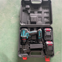 Perceuse électrique sans fil 21V 10mm à couple élevé, 2 vitesses, machine de perçage portative, alimentée par batterie Li-ion