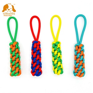 2025 nuevo polipropileno TPR <span class=keywords><strong>perro</strong></span> juguete bola chirriante <span class=keywords><strong>con</strong></span> cuerda de algodón resistente a mordeduras al por mayor <span class=keywords><strong>para</strong></span> Gatos Perros - Product Image 5