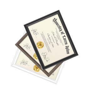 Marcos de Fotos Plegables Modernos A4 Hechos a Mano con Madera Compuesta MDF Versátil, Colgantes de Pared, con Colores y Dimensiones Personalizables - Product Image 1