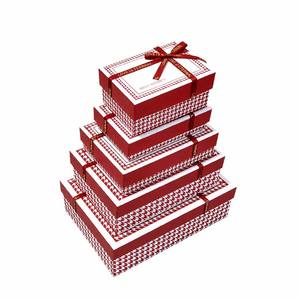 Set di Scatole Regalo in Carta Leabon Rosso e Bianco, <span class=keywords><strong>Auguri</strong></span> di Amore Eterno, Scatole di Lusso per Matrimoni, Logo Personalizzato, Vendita all'Ingrosso - Product Image 3