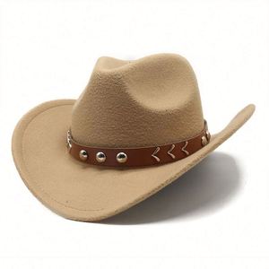Chapeau Fedora en feutre unisexe, sombrero, chapeau western personnalisé, chapeau de cowboy en feutre - Product Image 5