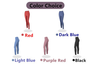 Athletic Nylon <strong>Red</strong> Yoga Leggings With Pocket Bodybuilding Women Nude Feel Sports Pants Jogging Elastic Gym <strong>Tights</strong> - Product Image 6