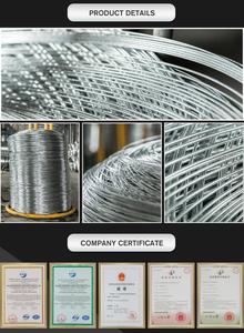 Fil d'acier galvanisé étiré à froid de haute qualité, <span class=keywords><strong>prix</strong></span> compétitif, marque Yunhe, 0,4 mm, Q195/Q235, acier au carbone, norme AiSi - Product Image 2