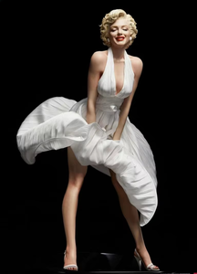 Statua di <span class=keywords><strong>Marilyn</strong></span> <span class=keywords><strong>Monroe</strong></span> in Marmo Scolpito a Grandezza Naturale, Prezzo di Fabbrica Personalizzato - Product Image 3