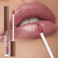 Rouge à lèvres liquide repulpant HUASURV, brillant à lèvres hydratant avec vitamine E, haute pigmentation, longue tenue, brillant