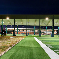 Salle de sport industrielle à structure en acier, conception moderne, grande portée, taille personnalisée, certifiée CE, garantie 5+ ans, mondiale
