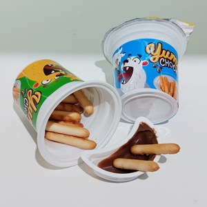 Tazas de Galleta de Chocolate Personalizadas con Palito de Galleta, Bocadillos de Chocolate Populares para Niños - Product Image 3