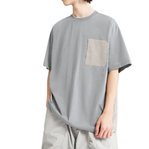 T-shirt personnalisé pour homme, nouveau style, avec poche, manches courtes, tendance printemps-été, pour l'extérieur - Product Image 5