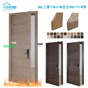 Fábrica de puertas cortafuegos en China Australia Puertas cortafuegos estándar Clasificación interna Apartamento de hotel de madera 90 minutos AS <span class=keywords><strong>1905</strong></span> Puerta cortafuegos - Product Image 6
